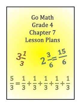 Go Math Grade 4 Chapter 7 Answer Key Go Math  Grade 4 - Go Math! Grade 4
