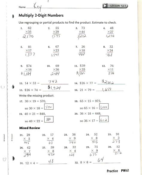Go Math Grade 5 Chapter 3 Answer Key Go Math 5th Grade Answers - Go Math 5th Grade Answers