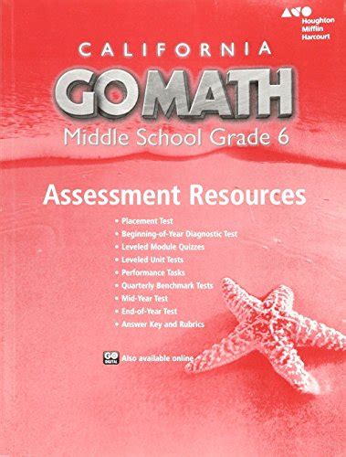Go Math Grade 6 Assessment Resource With Answers Go Math 6th Grade Answers - Go Math 6th Grade Answers