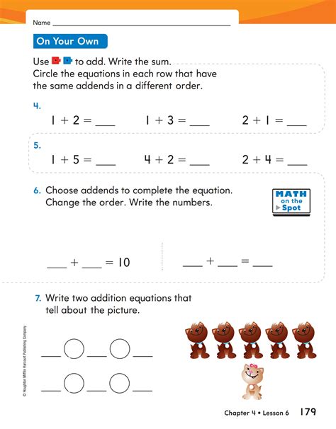 go math sample pages