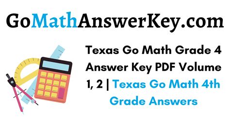 Read Go Math 4Th Grade Answer Key 