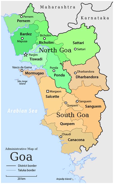 goa state map