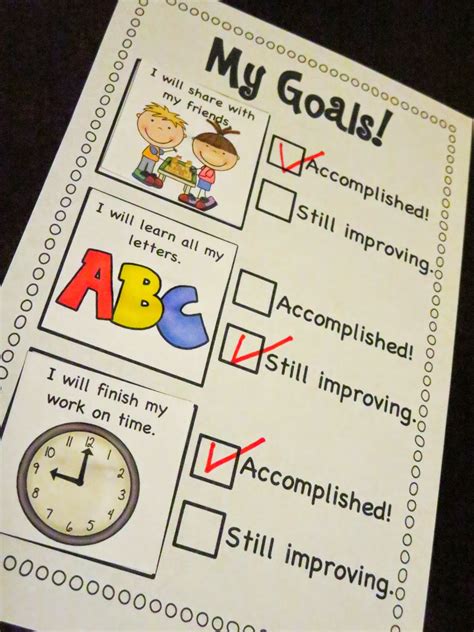 Goal Setting Kindergarten Preparing Seeds Of Success Early Kindergarten Goals For My Child - Kindergarten Goals For My Child