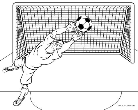 Goalkeeper Coloring Page Free Printable Coloring Pages Soccer Goalie Coloring Pages - Soccer Goalie Coloring Pages