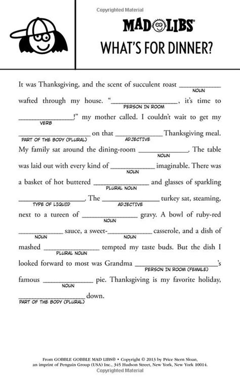 Gobble Gobble Mad Libs Mad Libs Unnumbered Paperback