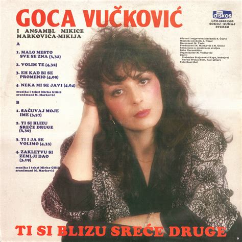 goca vuckovic biography of alberta