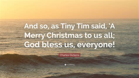 God Bless Us Everyone