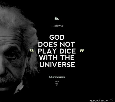 God Does Not Play Dice