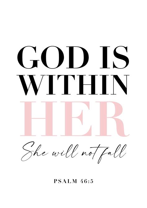 God Is Within Her