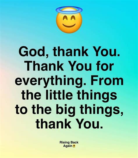 God Of Little Things