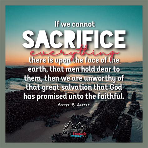 God Sacrifices Quotes