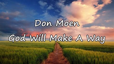 God Will Make A Way Chords