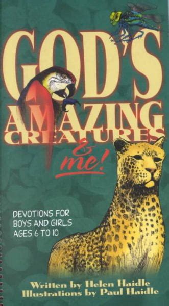 Full Download Gods Amazing Creatures And Me Pb Devotions For Boys And Girls Ages 6 10 