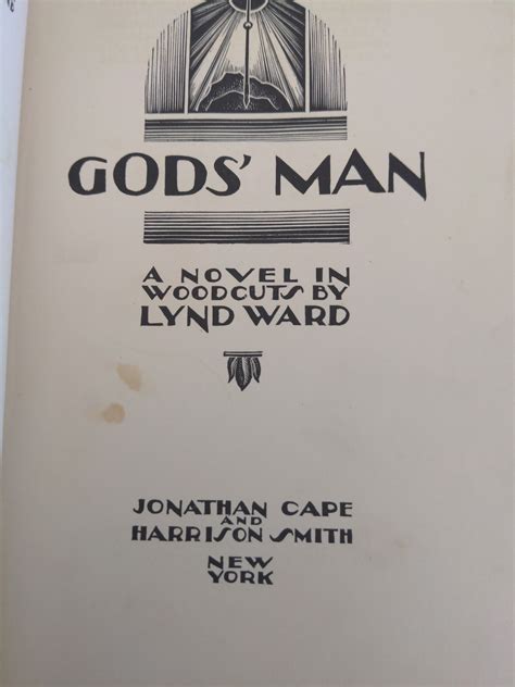 Read Gods Man By Lynd Ward 