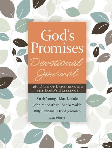 Full Download Gods Promises Devotional Journal 365 Days Of Experiencing The Lords Blessings 