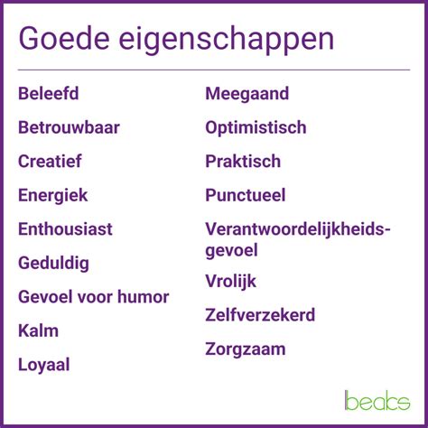 goede eigenschap