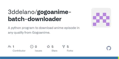 gogoanime-batch-downloader · GitHub Topics · GitHub