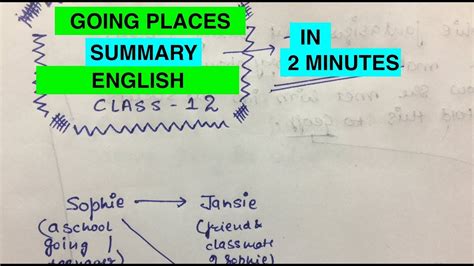 Going Places Summary