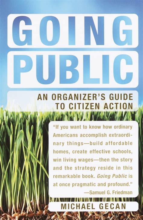 Download Going Public An Organizers Guide To Citizen Action 