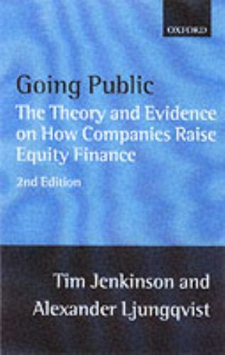 Read Going Public The Theory And Evidence On How 