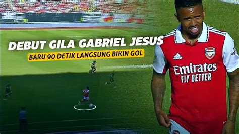 Gokil! Gabriel Jesus Langsung Borong Dua Gol dalam Laga 