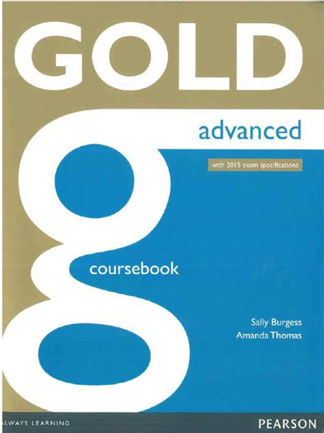 Gold Advanced Coursebook 2015 Answer Key