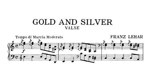 gold and silver waltz pdf