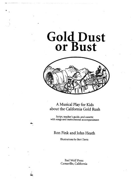 Gold Dust Or Bust Scripts