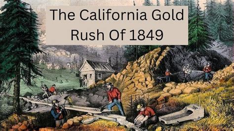 gold rush of 1849 4th grade lesson