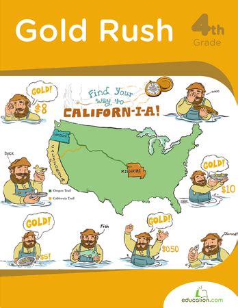 Gold Rush Workbook Education Com Gold Rush Lesson Plans 4th Grade - Gold Rush Lesson Plans 4th Grade