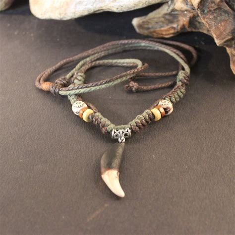 gold wolf tooth necklace