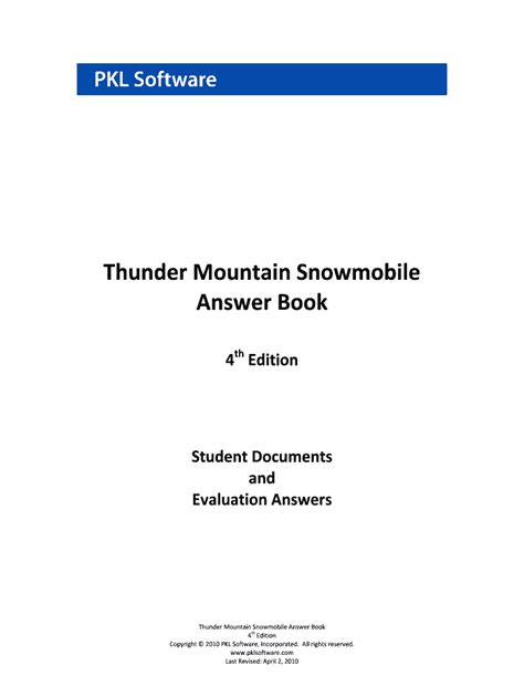 Full Download Gold Run Snowmobile Answers Pdf 