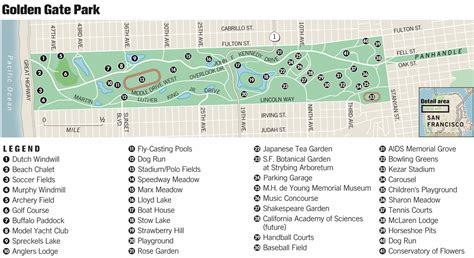 Golden Gate Park Map