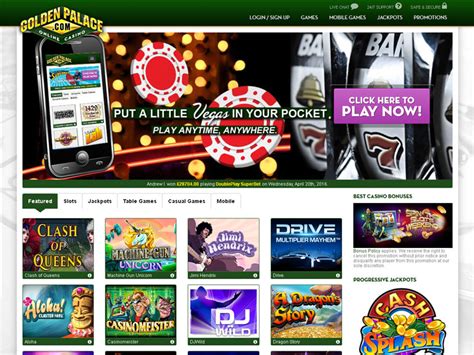 golden palace online casino review