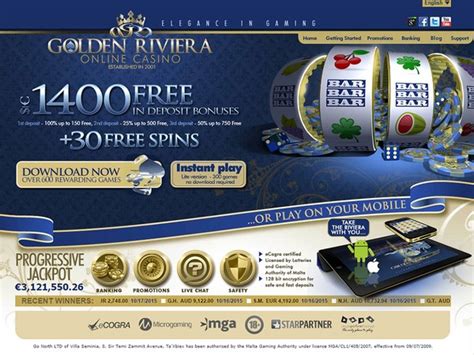 golden riviera online casino review