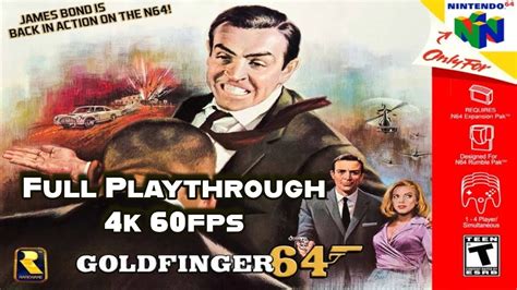 Goldfinger 64 Walkthrough