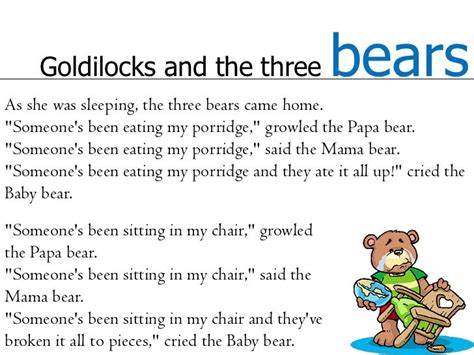 Goldilocks And The Three Bears Summary Book Summary Goldilocks And The Three Bears Plot - Goldilocks And The Three Bears Plot