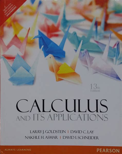 Read Goldstein Calculus And Its Applications 13 Edition 