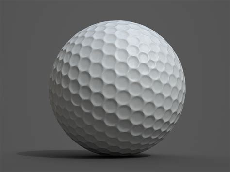 golf ball 3d model