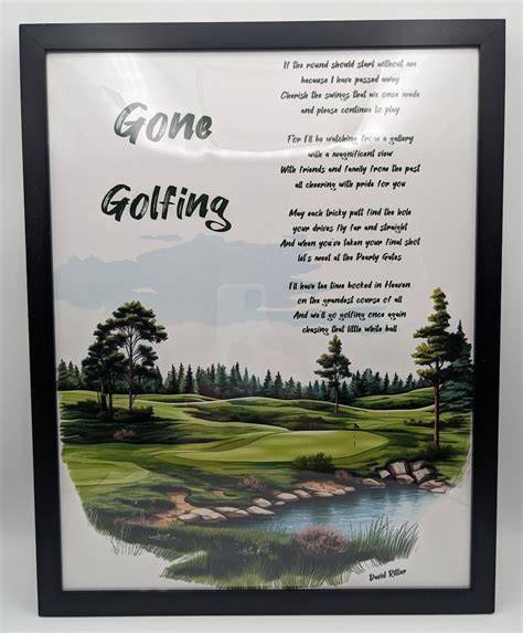 golf poems for funerals