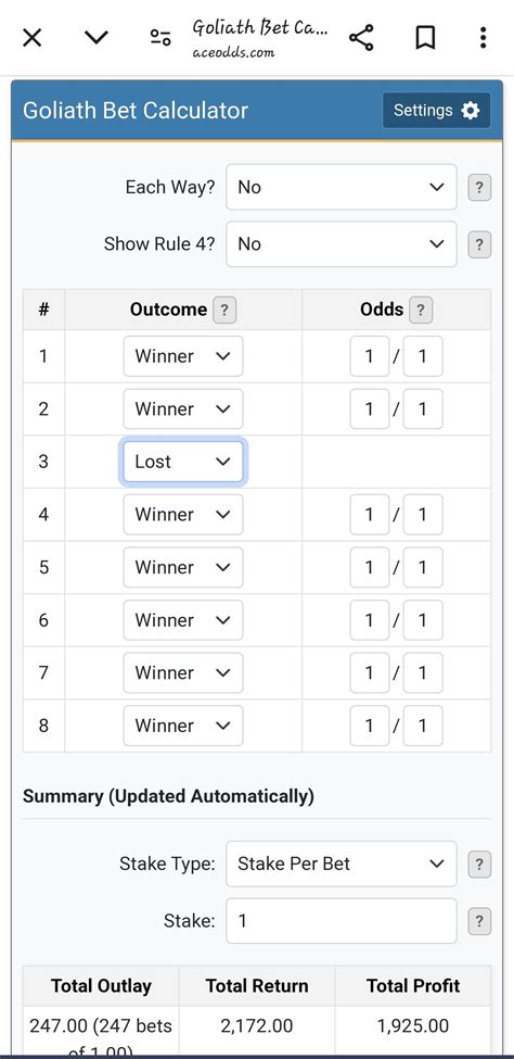 goliath bet 