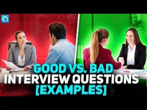 Good And Bad Interview Techniques