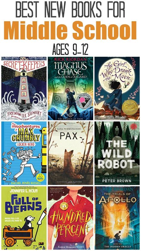 good books for kids in middle school class