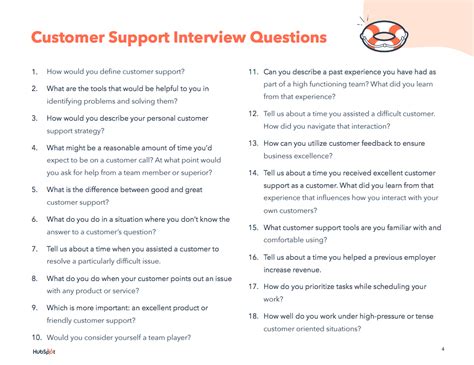 good customer service interview questions