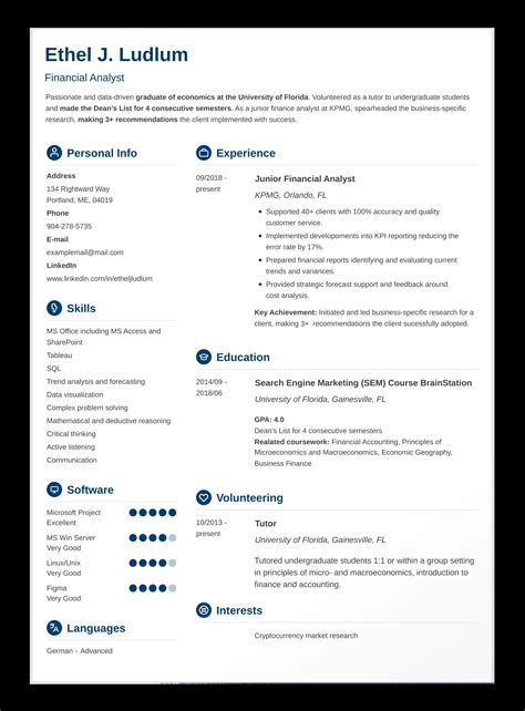 Good Resume Examples For A Cleaner Job