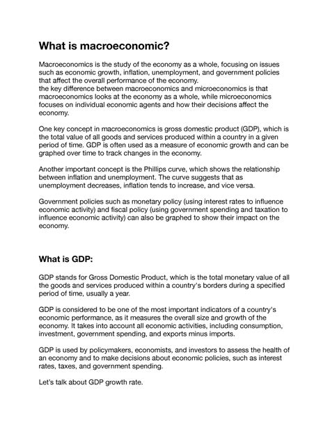Download Good Macroeconomic Paper Topics 