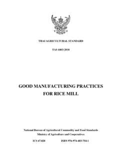 Download Good Manufacturing Practices For Rice Mill Acfs 