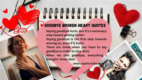 Goodbye Broken Heart Quotes