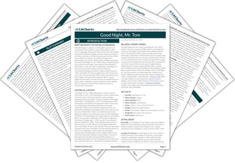 Read Online Goodnight Mr Tom Chapter 1 Summary 