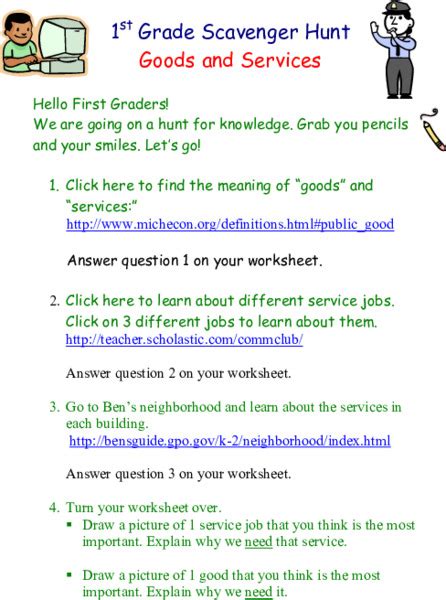 Goods And Services Lesson Plan For 2nd Grade Goods And Services 2nd Grade - Goods And Services 2nd Grade